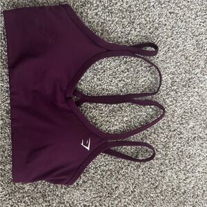 Gymshark Plum Seamless Strappy Sports Bra
